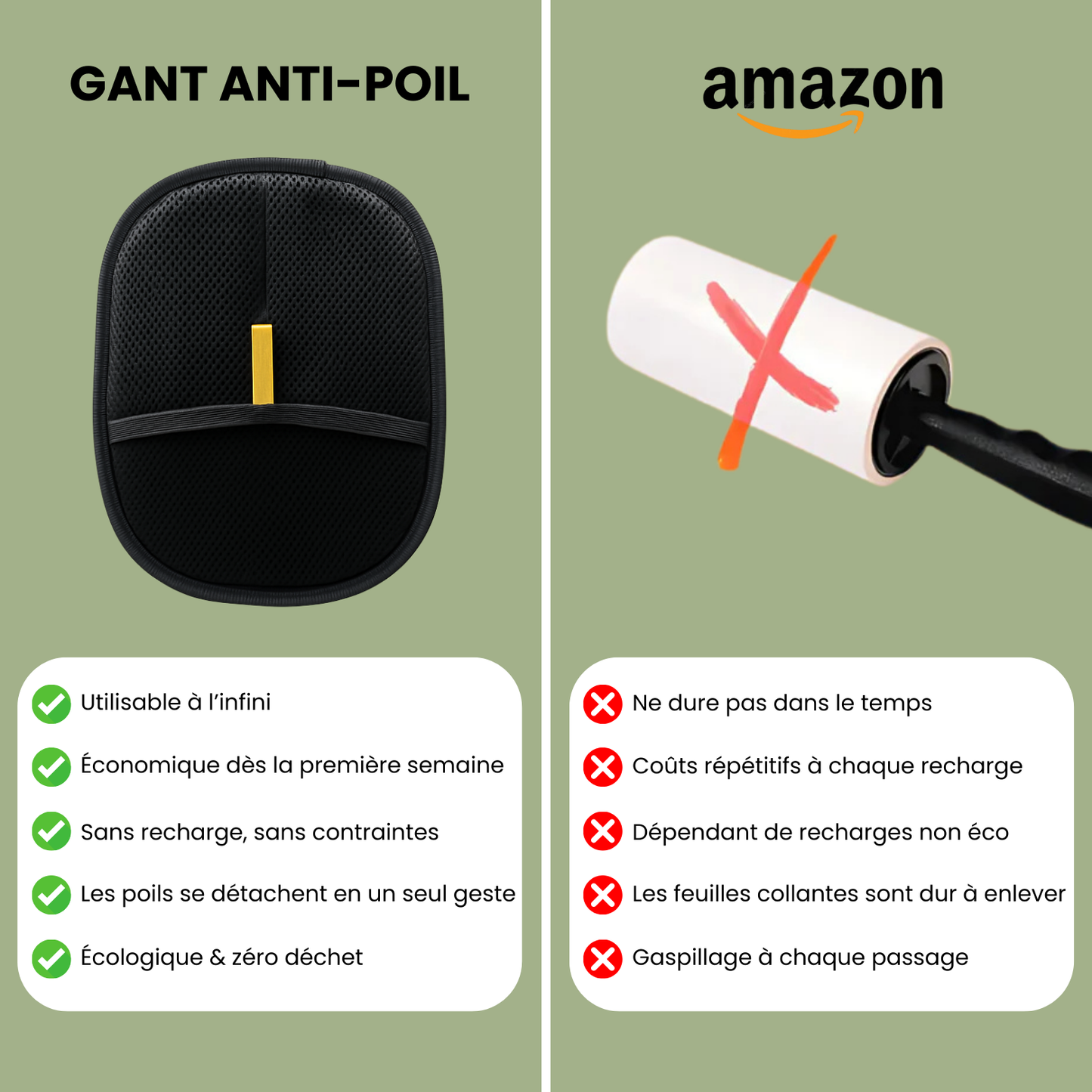 FurFree™ – Gant Anti-Poils Réutilisable & Écologique