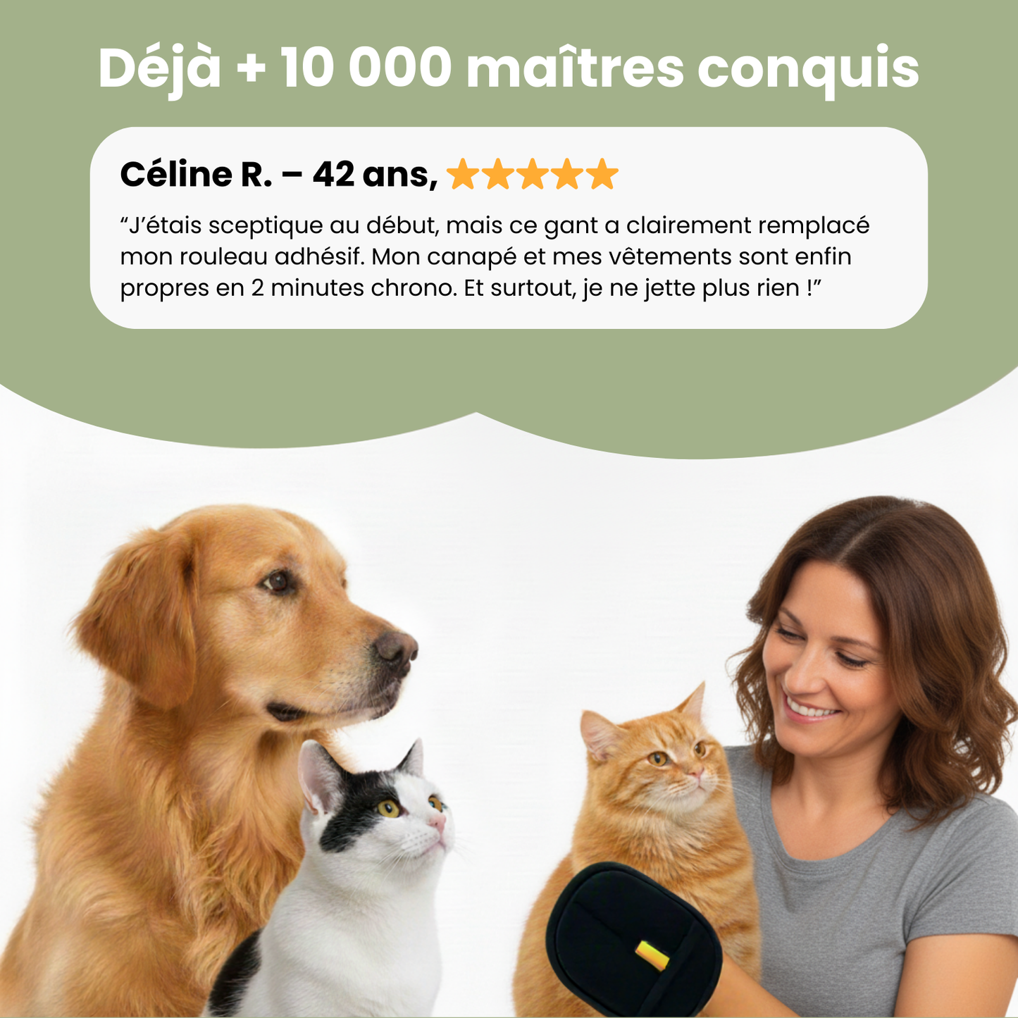 FurFree™ – Gant Anti-Poils Réutilisable & Écologique